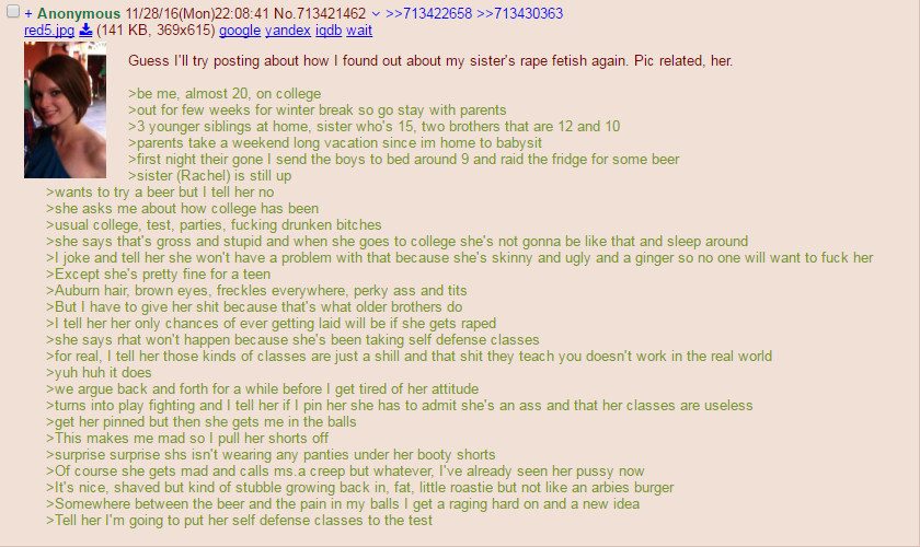 Self defense classes don't help Anons sister